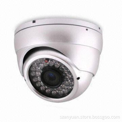 IR Dome Camera with -10 to 50 degree Celsius Operating Temperature and 50m IR Viewing Distance